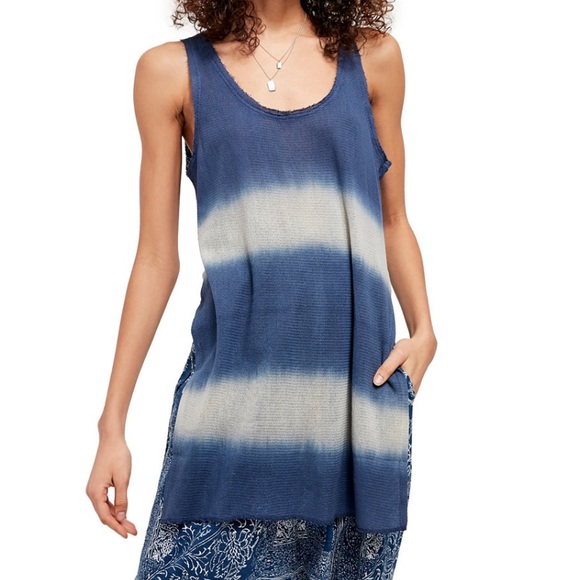 Free People Tops - NWT! FP Free People Joni Maxi Tunic Tank Top Sz XS